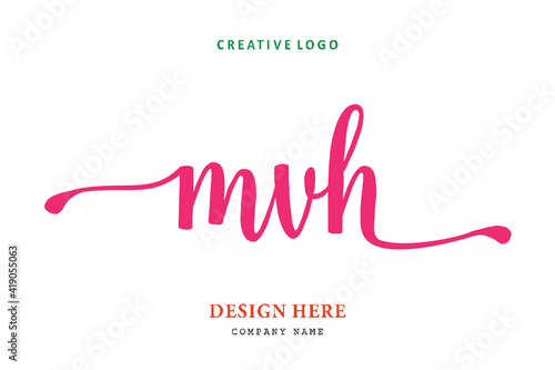 MVH lettering logo is simple, easy to understand and authoritative