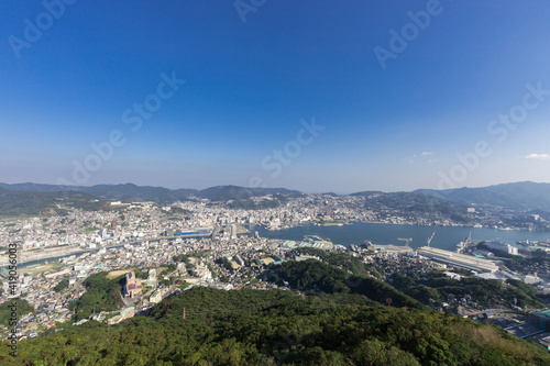 稲佐山展望台からの長崎市街地眺望