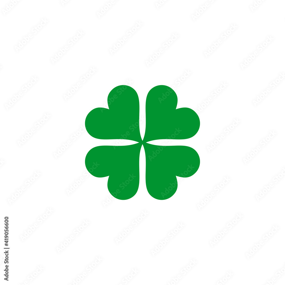 Clover leaf logo design template Clover leaf logo design template