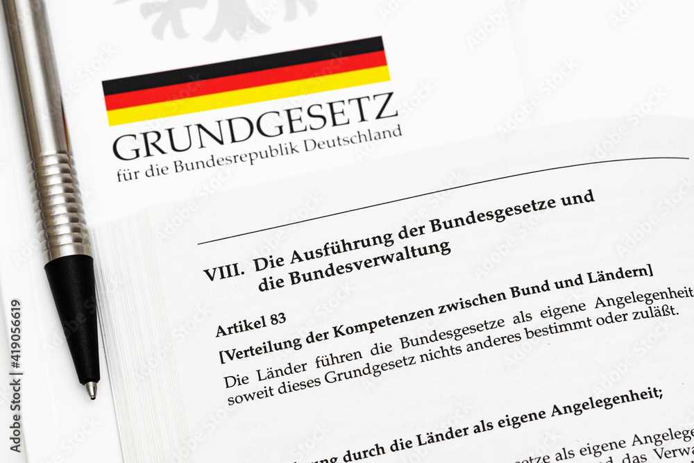 Grundgesetzbuch Artikel 83 Grundgesetzbuch Artikel 83