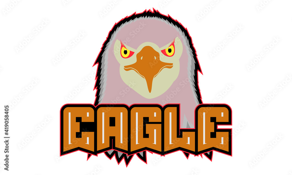 Eagle head gaming logo vector Eagle head gaming logo vector