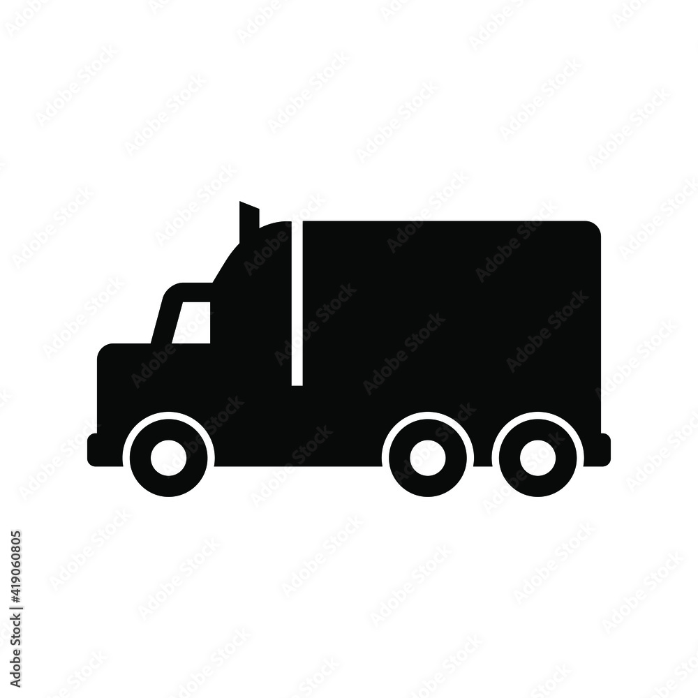 Lorry truck icon