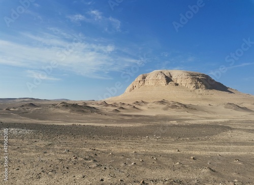desert landscape with sky