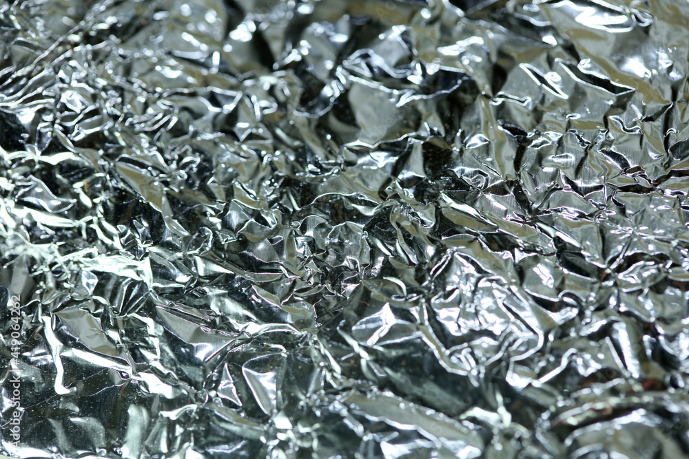 Aluminum paper abstract macro colorful background modern high quality print