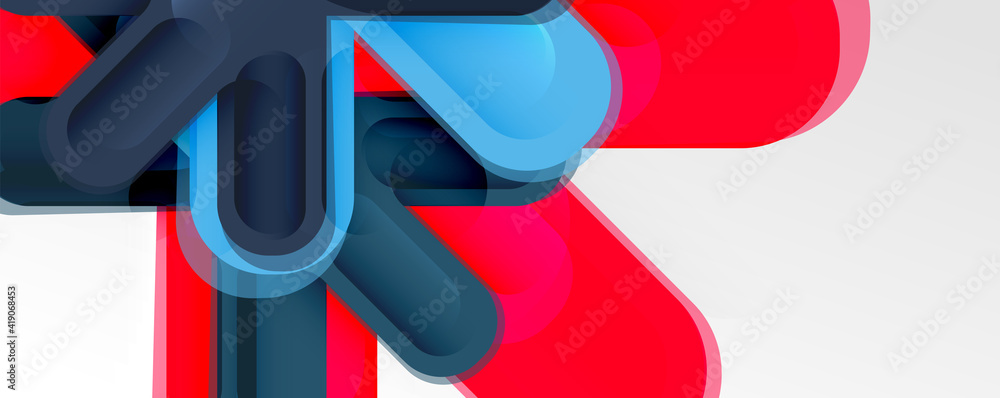 Obraz premium Abstract glossy crosses background for business or technology presentations, internet posters or web brochure covers