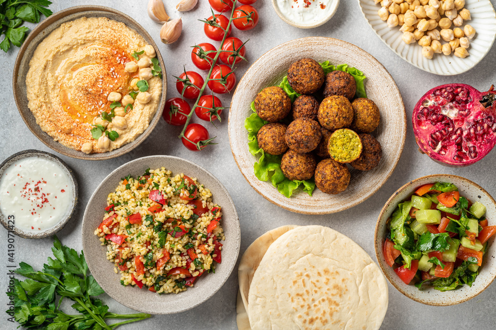 Middle eastern or arabic cuisines