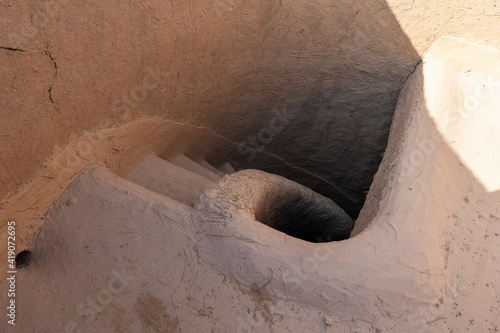 Ancient historical authentic Saudi Arabian village in the village of Sadus near Edge of the World, Riyadh  photo