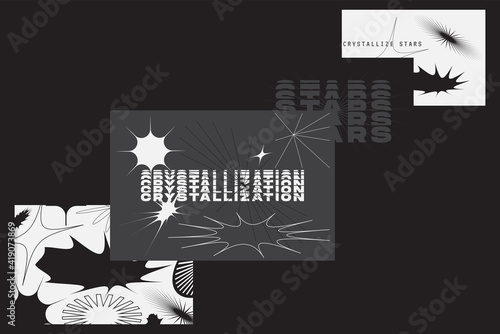 Universal Basic Vector Star Shapes Set