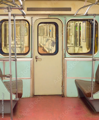 Interior old metro undergro...