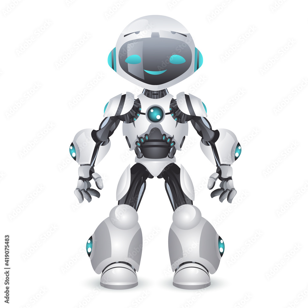Artificial intelligence robot technology mechanical future scifi science fiction design 3d vector illustration Artificial intelligence robot technology mechanical future scifi science fiction design 3d vector illustration