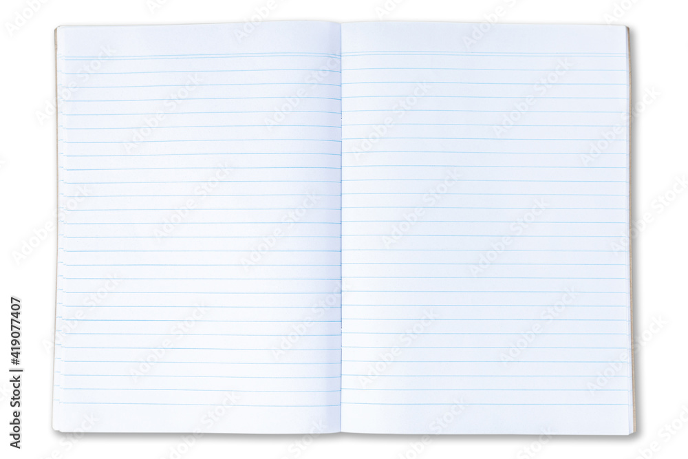 Lined paper from a notebook Lined paper from a notebook