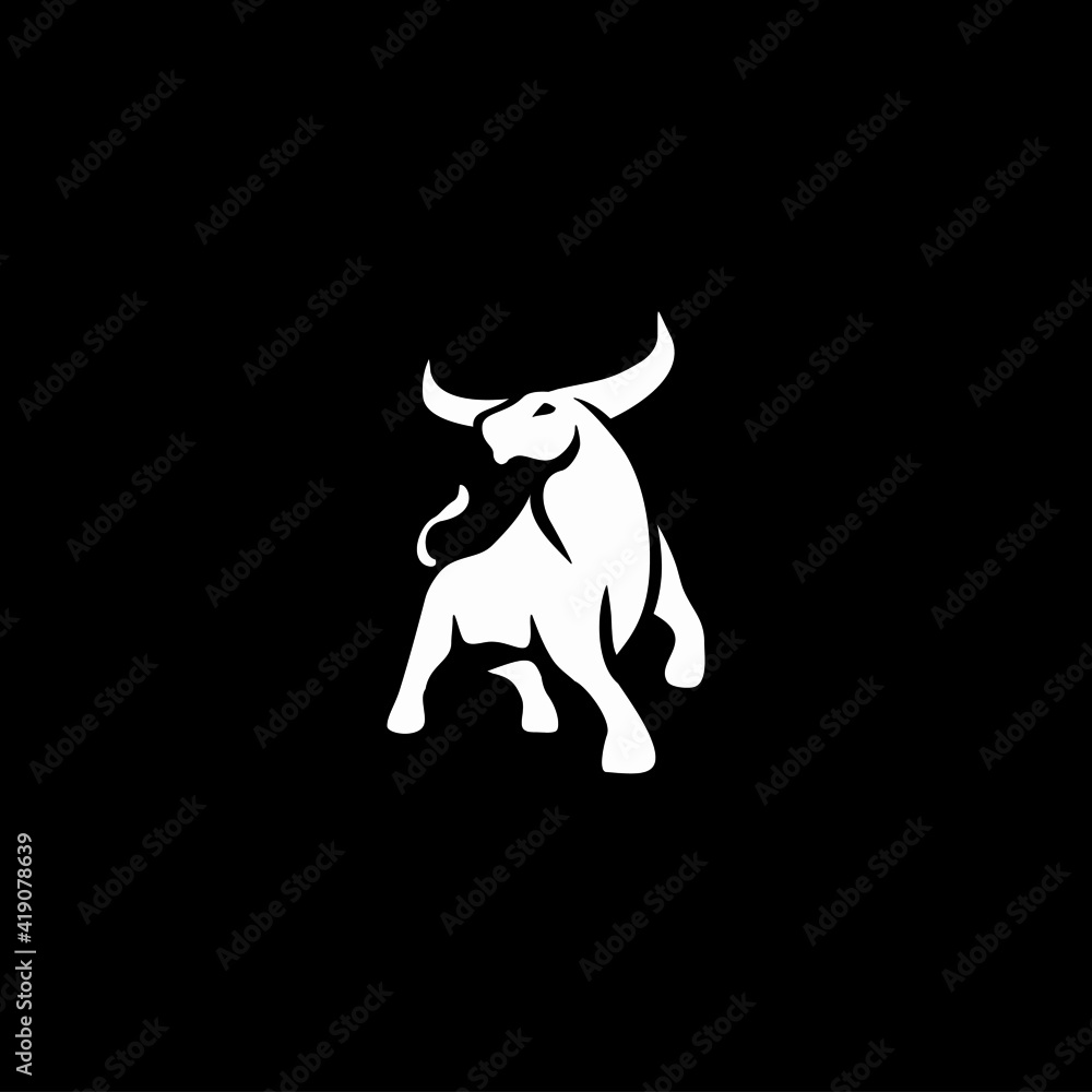 Silhouette Bull logo vector illustration design, creative and simple design,
can uses as logo and template for company. Silhouette Bull logo vector illustration design, creative and simple design,
can uses as logo and template for company.