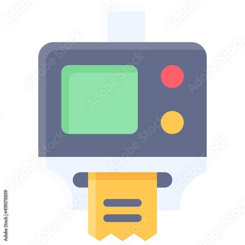 Parking meter icon, Parking lot related vector