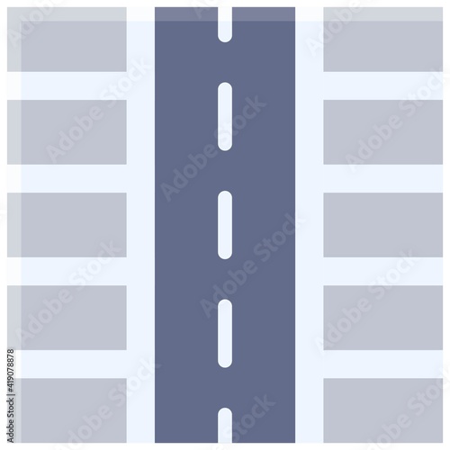 Roadside Parking lot icon, Parking lot related vector