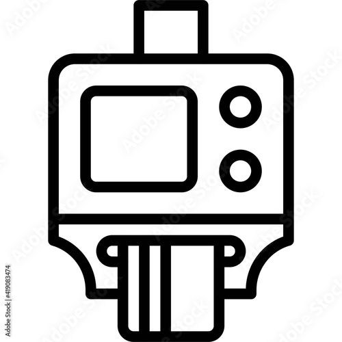 Parking meter icon, Parking lot related vector