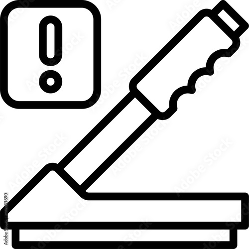 Parking brake icon, Parking lot related vector