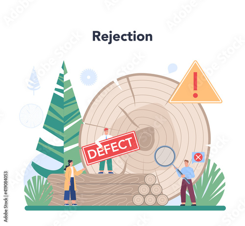 Wood industry concept. Frame saw operator as a forestry production