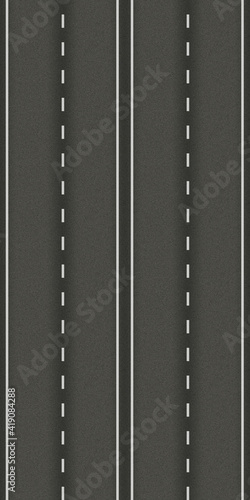 seamless texture road highway asphalt white markings.