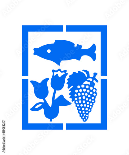 Perishable cargo symbol by GOST 14192-96. Vector