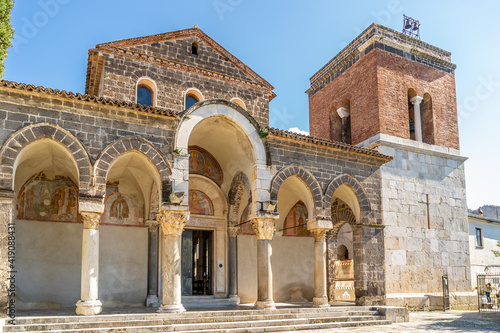 Benedictine Abbey of Sant’Angelo in Formis, dedicated to the Archangel Michael. Capua, Campania, Italy. photo