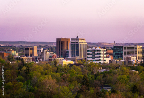 View of downtown, Boise, Idaho, the City of Trees photo