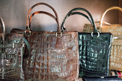 Fashionable and stylish walking handbag for woman.
