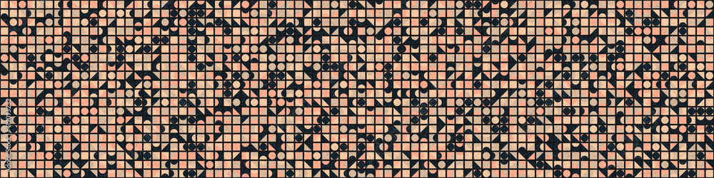 Abstract Geometric Pattern generative computational art illustration Abstract Geometric Pattern generative computational art illustration
