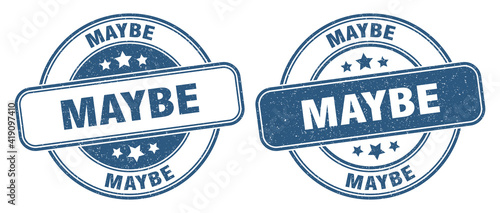 maybe stamp. maybe label. round grunge sign