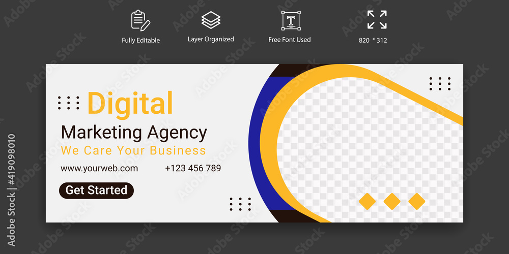 Social Media Facebook cover template design Social Media Facebook cover template design