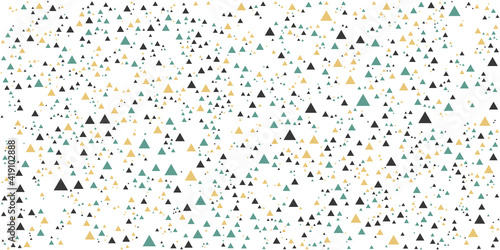 Dark Silver black green yellow orange vector cover in polygonal style. Modern abstract illustration with colorful triangles. Pattern for commercials. 