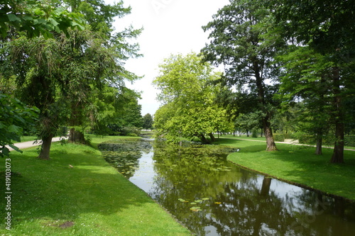 Kanal im Schlossgarten und Burggarten Schloss Schwerin