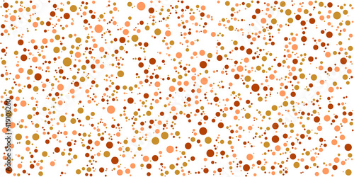 Seamless background dotted gender neutral baby pattern. Simple whimsical minimal earthy 2 tone color. Kids nursery wallpaper or boho spotted fashion all over print. 