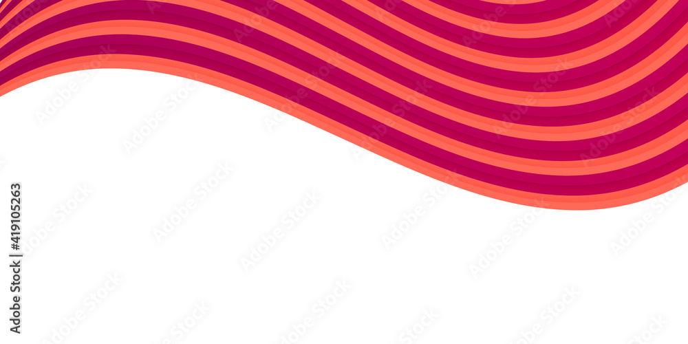 Simple Wave Line Colour Trendy simple fluid wave line color gradient abstract background with ...