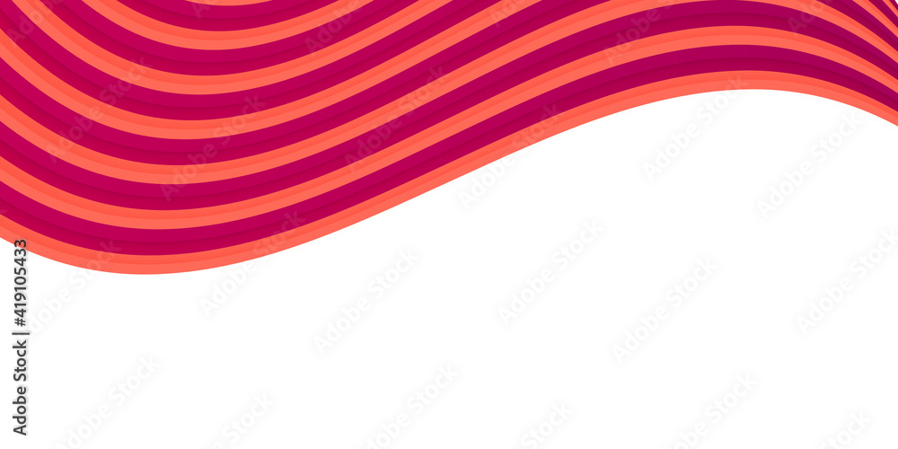 Abstract light and dark bright pink wavy shapes paper cut background with empty place for text. Elegant 3d layered illustration, passion and love concept for Valentines banner, trendy cutout cover Abstract light and dark bright pink wavy shapes paper cut background with empty place for text. Elegant 3d layered illustration, passion and love concept for Valentines banner, trendy cutout cover