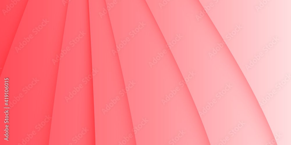 Modern red white gradient wave abstract background. Red white simple abstract background with overlap layers. Vector abstract background - modern concept of red paper art style, banner. Modern red white gradient wave abstract background. Red white simple abstract background with overlap layers. Vector abstract background - modern concept of red paper art style, banner.