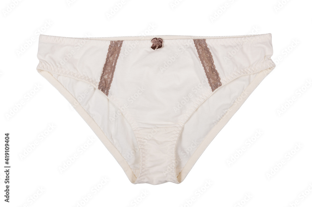 white female panties isolated on white background white female panties isolated on white background