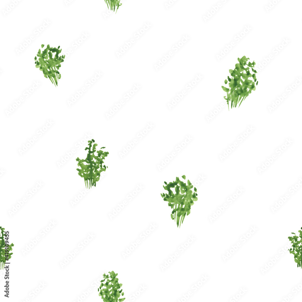 Hand drawn watercolor illustration. Seamless pattern. Bunches of thyme isolated on a white background. Herbs. Ecology. Spring. Vegan. Vitamin. Mediterranean diet Hand drawn watercolor illustration. Seamless pattern. Bunches of thyme isolated on a white background. Herbs. Ecology. Spring. Vegan. Vitamin. Mediterranean diet