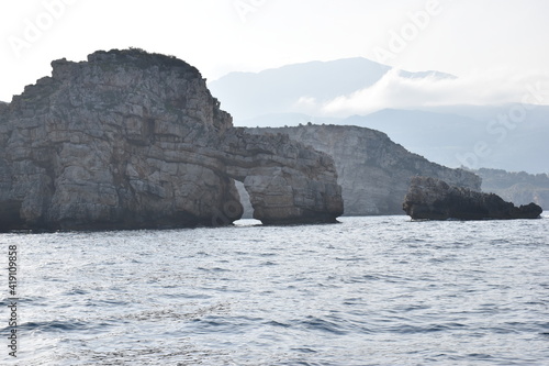 Obraz na płótnie Scogliera di Castellammare del Golfo comune di Trapani, Sicilia, denominata