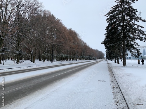 road in winter