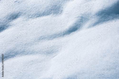 textura de nieve virgen en detalle 