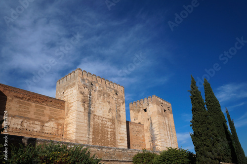 Medieval castle in Granada, Spain