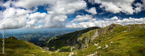 panorama of the mountains