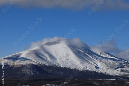 snow covered mountain