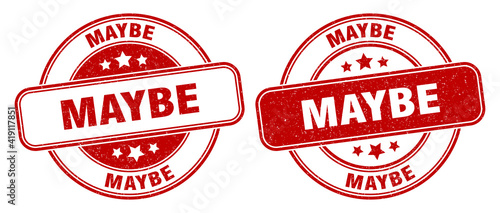 maybe stamp. maybe label. round grunge sign