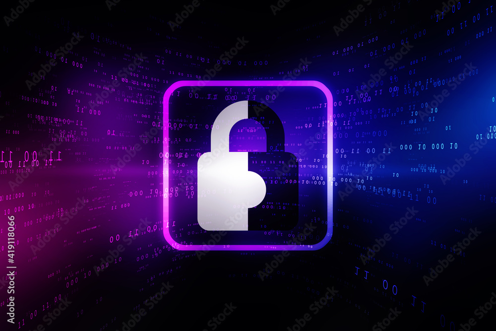 2d illustration Safety concept: Closed Padlock on digital background
2d illustration Safety concept: Closed Padlock on digital background