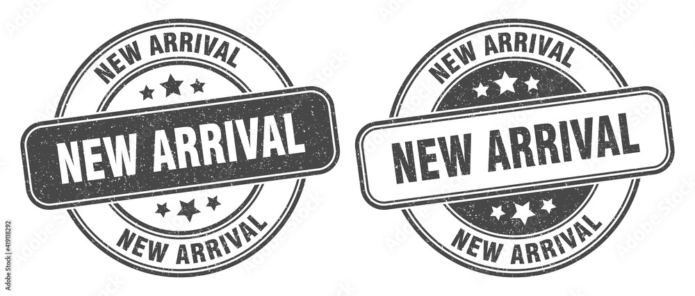 new arrival stamp. new arrival label. round grunge sign new arrival stamp. new arrival label. round grunge sign