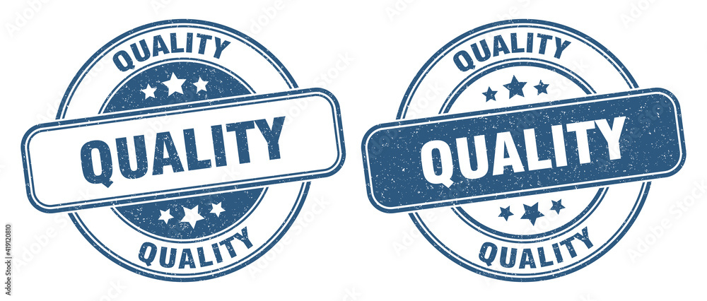 Fototapeta premium quality stamp. quality label. round grunge sign