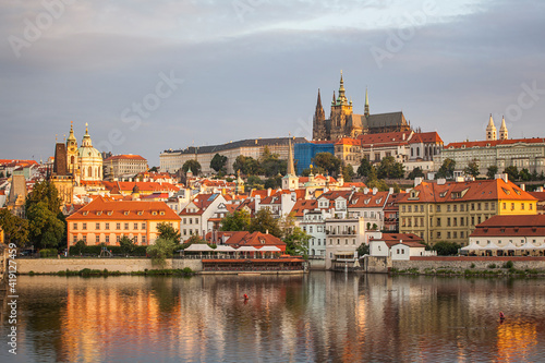 View on Hradcany in Prague  Czech Republic
