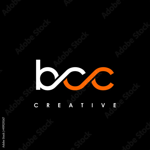 BCC Letter Initial Logo Design Template Vector Illustration photo