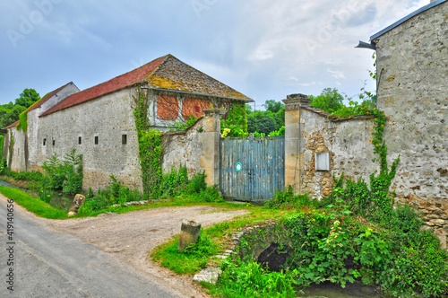 Brueil en Vexin, France - april 3 2017 : picturesque village photo